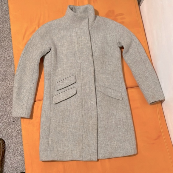 J. Crew Petite Toscana coat in Italian stadium-cloth wool blend - Picture 1 of 3